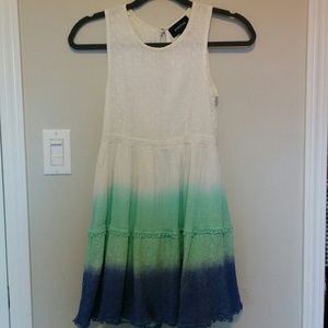 blue ombre dress